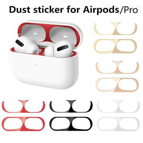 Dust-proof Scratchproof Sticker For AirPods Pro Metal Dust Guard Protective Earphone Film For Apple AirPods 3 Cover Stickers