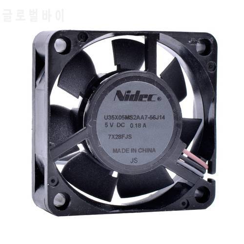 New and original COOLING REVOLUTION U35X05MS2AA7-56J14 35mm 3510 3.5cm DC 5V 0.18A Small equipment cooling fan