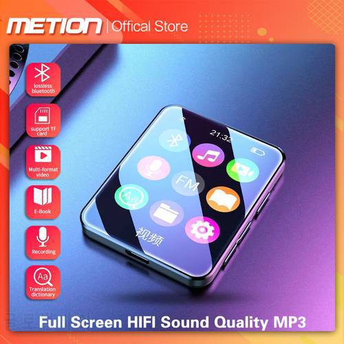 NEW MP3 Player Bluetooth Full Screen Walkman 16GB Lossless HIFI Music Player Portable MP4 Video Player FM Recorder mp3 плееры