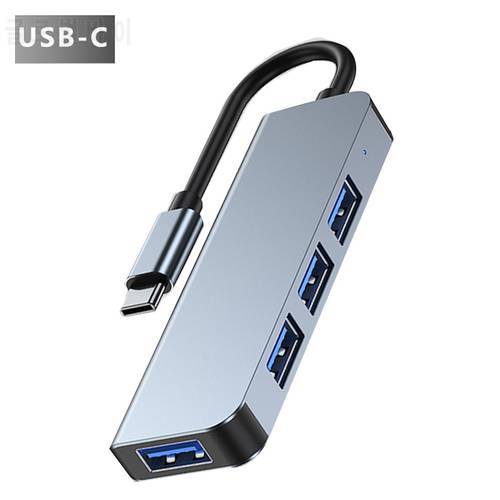 USB C HUB 3.0 Type C 3.1 TO USB 3.0 4 Port Multi Splitter Adapter OTG USB for Macbook Pro 13 15 Air Mi Pro HUAWEI PC Accessories
