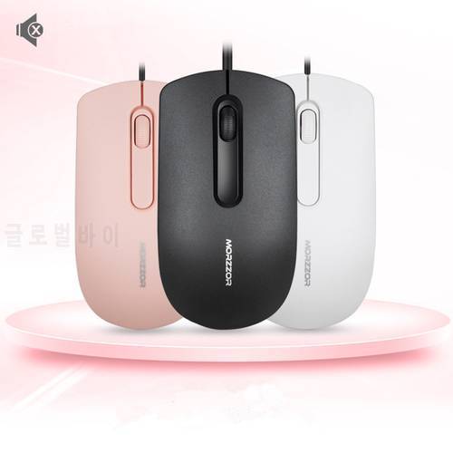 Hot Selling Profession Wired Mute Gaming Mouse 3 Buttons 1200 DPI USB Ergonomics Computer Mouse Super Light for PC Laptop