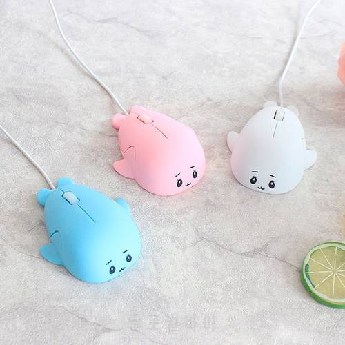 Cute Cartoon Wired Mouse Creative Mini Girl Office Home Mouse Computer Notebook Gift Mouse Pink For Laptop