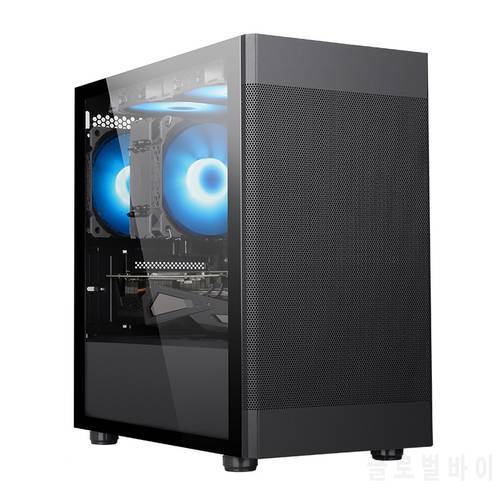 SAMA S1 Computer Case Gaming PC Chassis for MATX/ITX Motherboard / Support 120/240mm Water Cooling Radiator ATX Power Supply