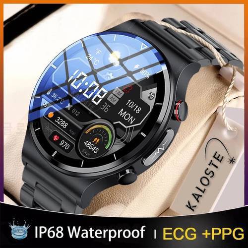 2022 ECG+PPG Smart Watch Men Heart Rate Blood Pressure Watch Health Fitness Tracker IP68 Waterproof Smartwatch For Huawei Xiaomi