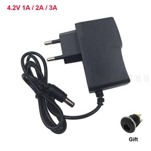 4.2V 3A DC Smart Charger for 3.6V 3.7V 1S Li-ion Li-po 18650 Battery Charger Power Supply Adapter 100 - 240V AC