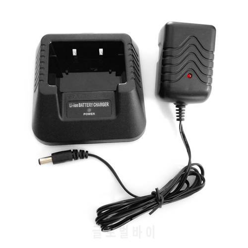 Li-ion Battery Charger Adapter PTT Radios Charge Docking Station for BaoFeng UV-5R Series Walkie Talkie with Indicator Dropshipp