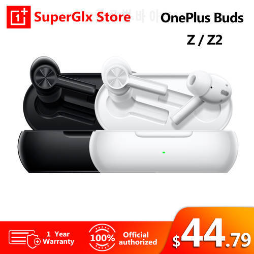 Original OnePlus Buds Z2 Earphone Bullets Wireless 2 Bluetooth 5.0 Magnetic Control Headset For Oneplus 8T 9 Pro Nord 2 10 Pro