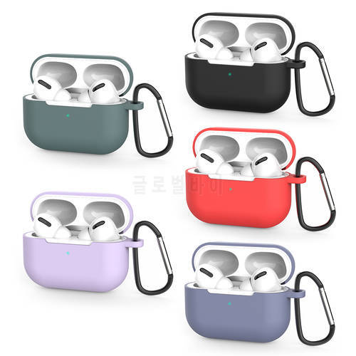 Silicone Cover Case For Airpods Pro Bluetooth Earphone Headset Protective Case Holder Cover For Air Pods Pro Protective Acces