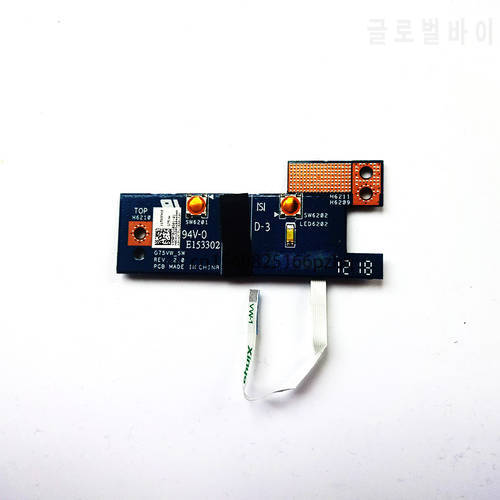 Used FOR Asus G75 G75VW Laptop Power Button ON / OFF Board W/ Cable 69N0MBG10D01-01