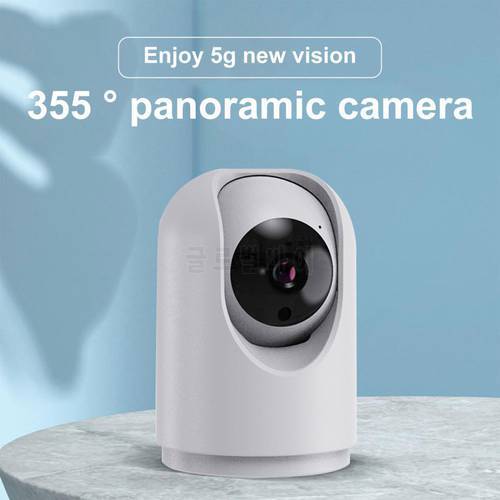 A159 WiFi Camera 1080P 360-degree Panoramic Viewing Night Vision 5G 2MP HD-compatible PTZ Surveillance Camera for Home Security