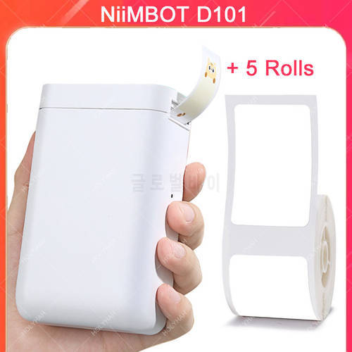 Niimbot D101 D11 Plus Thermal Label Printer Portable Pocket Label Maker Mobile Phone Home Office Use Mini Printing Machine
