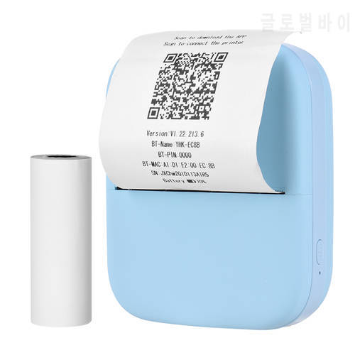X1 Portable Mini Pocket Printer 80mm BT Wireless Thermal Photo Printer 300dpi Inkless Printing Compatible with Android iOS