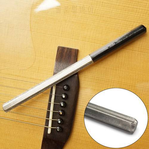 Guitar Fret Tools Crowning File Fret Dressing File with 3 Size Edges Luthier Tools for Guitar Polishing Tools Guitar Parts