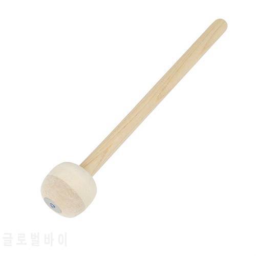 Portable Two-color Hard Wooden Drumsticks Drum Sticks With Handmade Felt Head Percussion Instrument Accessories For Professional