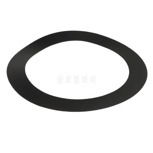 19.5cm Bass Drum Port Hole Protector Percussion Parts for Drum Players Black