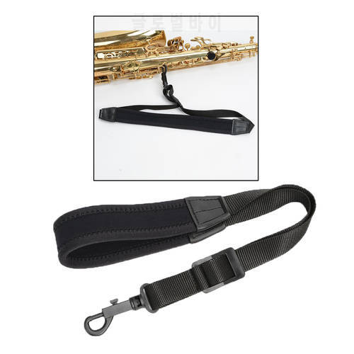 Music Instrument Neck Strap for Saxophones, Horns, Bass Clarinets, Bassoons