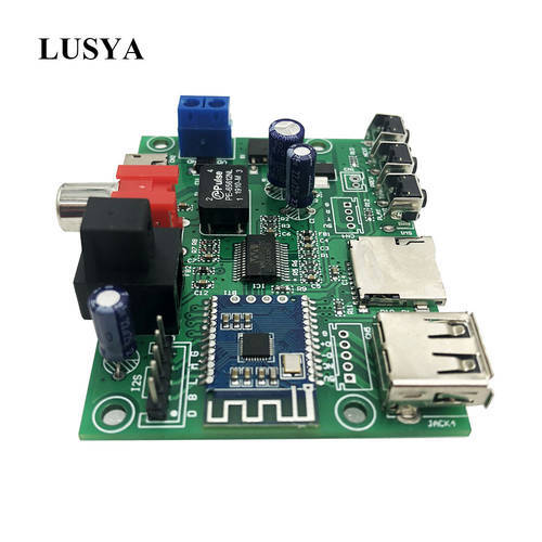 Lusya U disk TF card lossless player Bluetooth 5.0 audio receiver I2S / coaxial / fiber output T0519