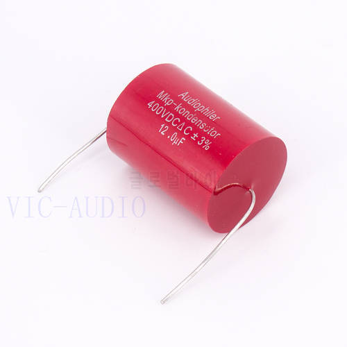 Audiophiler Mkp Capacitor 12uf 400V DC ±3% HIFI Fever Electrodeless Capacitor Audio Capacito Coupling Frequency Dividing 12uf
