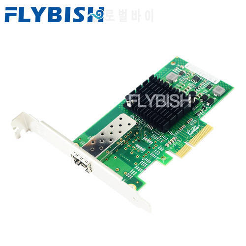 FLYBISH I350-1 SFP F1 PCI-Ex4 Single Port Gigabit Optical fiber Network Card For intel I350AM2 chipset