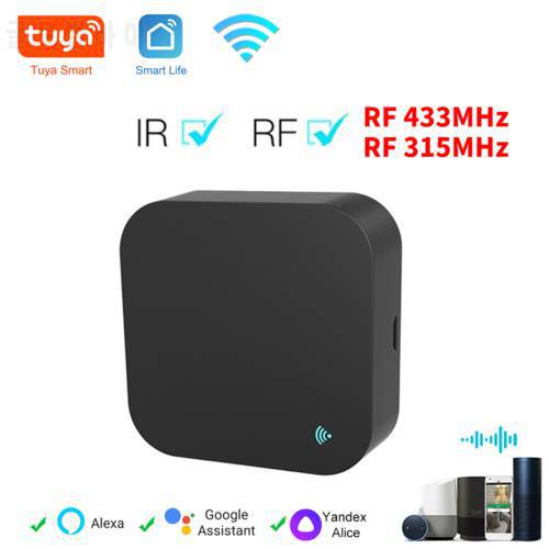 Tuya IR RF Remote Control WiFi Smart Home for Air Conditioner ALL TV LG TV Support Alexa,Google Home,Yandex Alice
