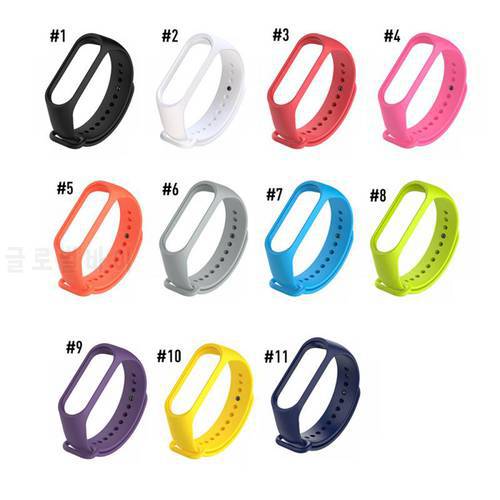 Replacement Silicone Wrist Strap For XIAOMI MI Band 3 WristBand Bracelets Sports Soft For XIAOMI MI Band 3 4 TPU Strap Wristband
