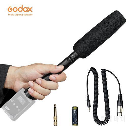 Godox VDS-M1 Cardioid Hypercardioid Back Electret Condenser Shotgun Microphone