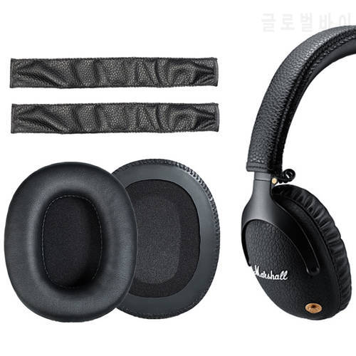 High Quality Ear Pads Cushion For Marshall monitor Headphones Replacement Earpads Soft Leather Cover Earmuffs Accessories