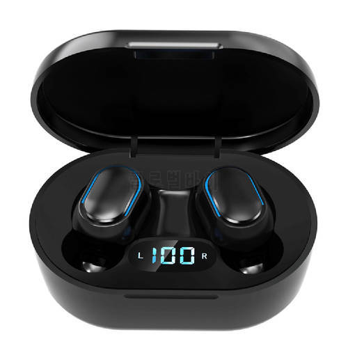 TWS-E7S Earphones with Microphone Touch Control Wireless Stereo Earphones Mini In-ear Earbuds Sport Running Headset