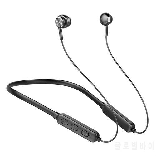Neck Hanging Wireless Headphones Wireless Sports Stereo Earphone Headset Hanging Neck Bluetooth-compatible 5.1 In Ear Headset