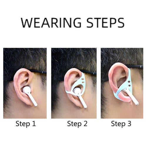 1 Pair Earphones Anti-Clip Keeps Your Earbuds Secure Ear Holder Earplug Protector Anti-Slip Silicone Earbuds Tips Hook