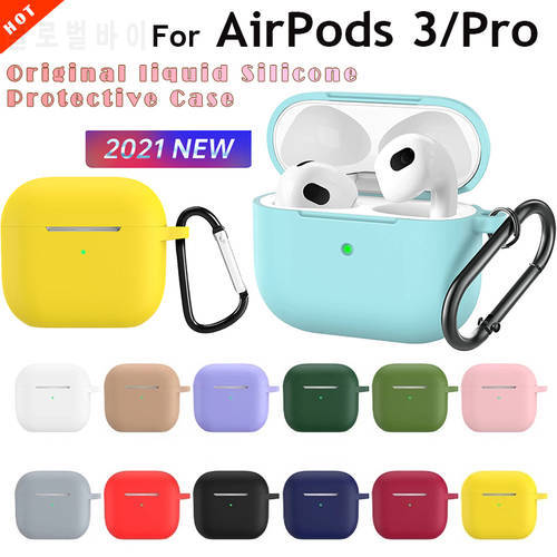 2022 For Apple AirPods Pro 2 Generation 3 Pro Case Covers Offical Liquid Silicone Protective Skin Cover Skin-Friendly Anti Shock