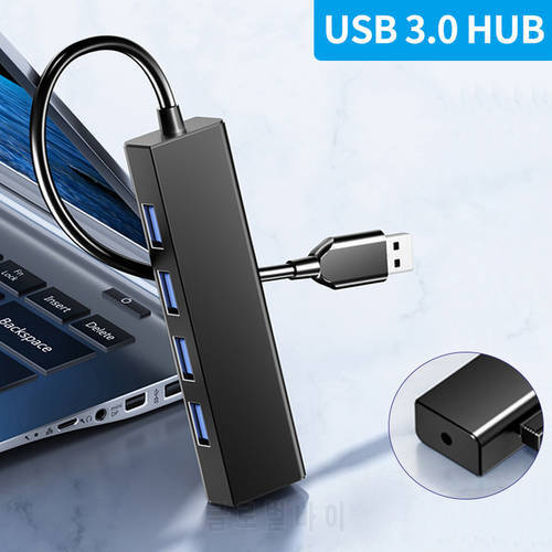 4 in 1 USB HUB High Speed 4 Ports USB 3.0 Hub USB Port Portable OTG Hub USB cable Splitter adapter for Computer Accessories