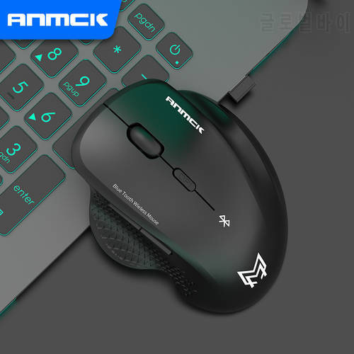 Anmck PM2 2.4G Wireless Gaming Mouse Office Business Silent Optical Mice USB Rechargeable Ergonomic Mouse For Computer PC Gamer