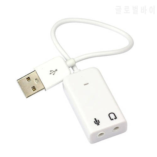 USB Sound Adapter 7.1 channel For Laptop PC USB 2.0 Virtual 7.1 Channel Audio Sound Card Adapter shipping 25