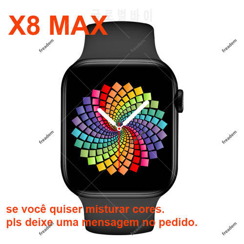 2PCS X8 Max 2.0 Smart Watch BT Call Fitness Bracelet Heart Rate Monitor Smart Watch BIG 2.0 Upgrade From X8 Max Pk X8 PRO MAX