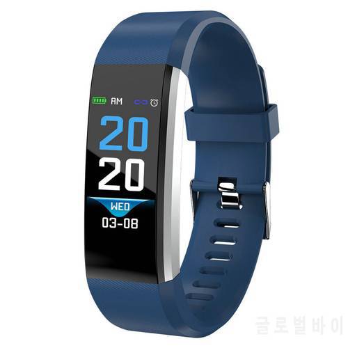 ID115 PLUS Color Screen Smart Bracelet Sports Pedometer Watch Fitness Running Walking Tracker Pedometer Gift Bracelet