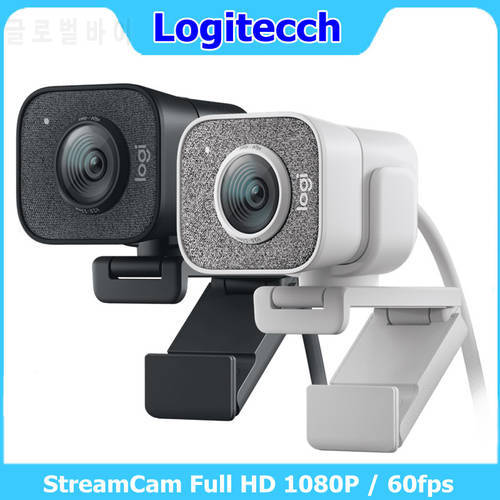 Promotion Logitech StreamCam Full HD 1080P 60fps Webcam Autofocus Built-in Microphone Professional Web Camera 100% Original