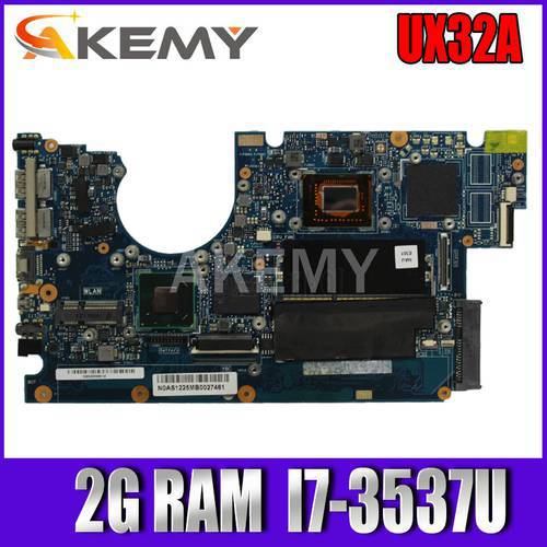 Mainboard UX32VA i3-2th Gen i5-3th Gen i7-3th Gen 2GB-RAM for ASUS UX32 UX32VD UX32V Laptop Motherboard Notebook Maintherboard