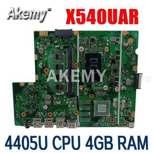 For ASUS X540UBR X540UB X540U X540UA X540UV Laptop Motherboard X540UA original Mainboard W 4GB RAM I3 I5 I7 4405U CPU