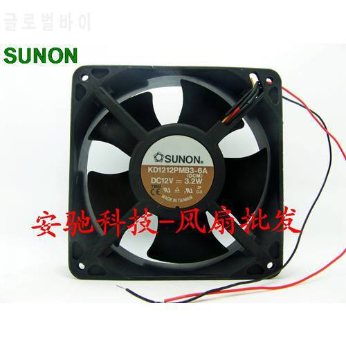 Original For Sunon KD1212PMB3-6A 12CM 12V 3.2W 12CM fan 12038