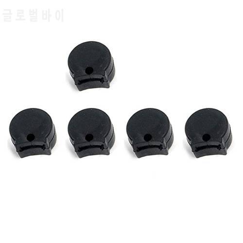 5PCS Clarinet Hardware Clarinet Thumb Rest Cushion Protector Soft Rubber Clarinet Thumb Protector, Black
