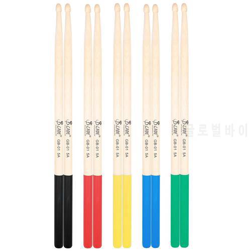 3 Pairs 5A Maple Non-slip Drum Sticks Professional Drumsticks Set Instrument Accessories For Beginners Practicing