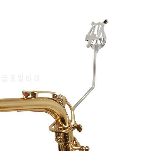 A-alto Saxophone Portable Music Score Stand clip Iron Type Marching Music Short Stand For Wind Traveling Musical Instrument