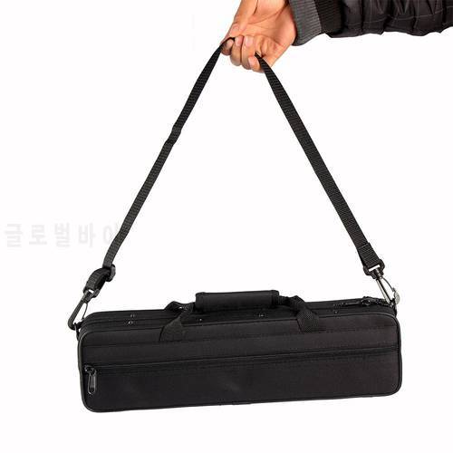 Oxford Cloth Flute Bag Carry Case Cover with Removable Shoulder Strap Waterproof Flute Storage Bags Pouch Instrument Accessories