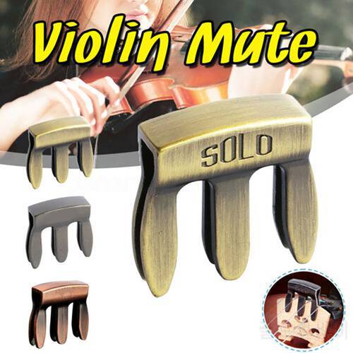 New Violin Viola mute Genuine Aluminum Metal High Quality 3-prong Mute Solo Brand 3 colors availabe