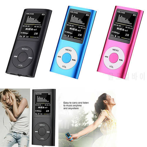 Sports Cute FM Radio Mp3 Mp4 Player Portable With 1.8 Inch LCD Support Music Video Media Mp3 Mp4 Player For Style