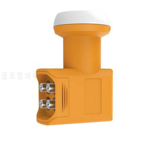 Universal High Gain Quad LNB with 40mm Neck HD 3D 4K Support