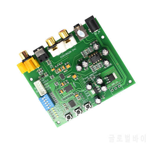 DLHiFi ES9038Q2M I2S IIS DSD Coaxial Fiber SPDIF Digital Audio DAC Decoder Board 32bit 384k DSD256 For Amplifier Raspberry pi