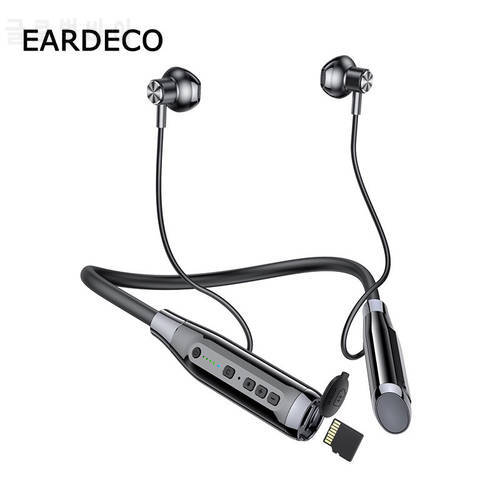 EARDECO 100 Hours Endurance Wireless Headphones Bass In-ear Bluetooth Headphone Earphone Music Sport Earbuds with Mic Stereo