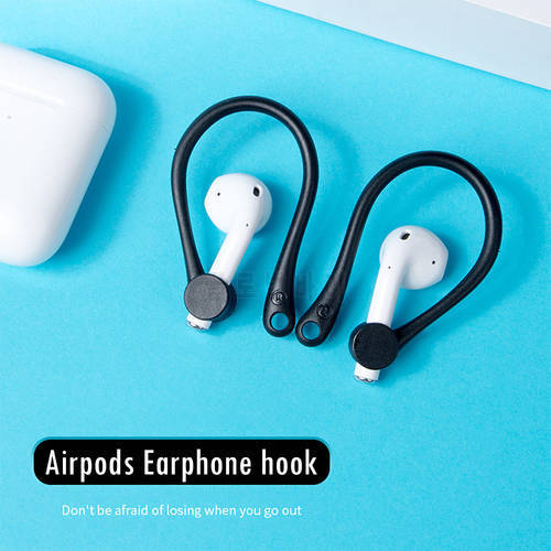 Soft Anti-lost Earhook Holder for Apple AirPods 2 1 TPU Protective Earphone Hook Stand Secure Fit Hook for Airpods 1 2 Support